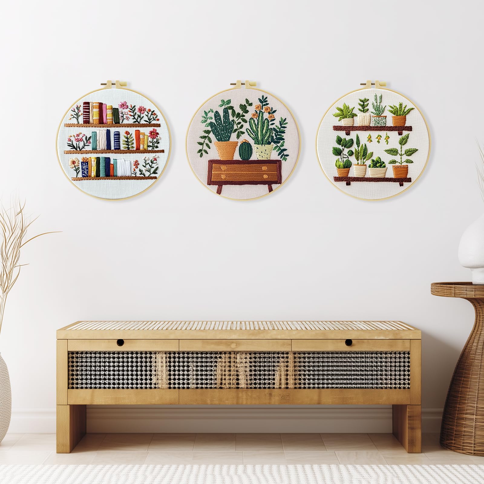 Amazon | ZuoAnLF 刺繍スターターキット プリントクロスステッチキット