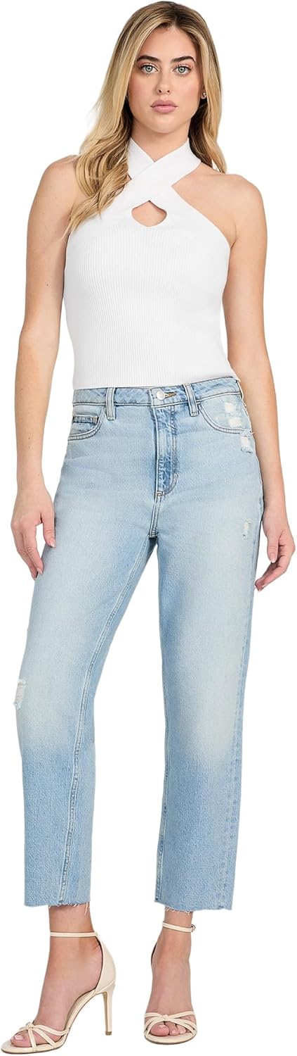 Guess Womens Eco Slim Mom Jeans - Image 2