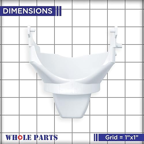 Miniatura 5 de Whole Parts 241681901 Actuador de hielo para refrigerador (blanco en color) - Compatible con Frigidaire, Crosley, Gibson, White Westinghouse -