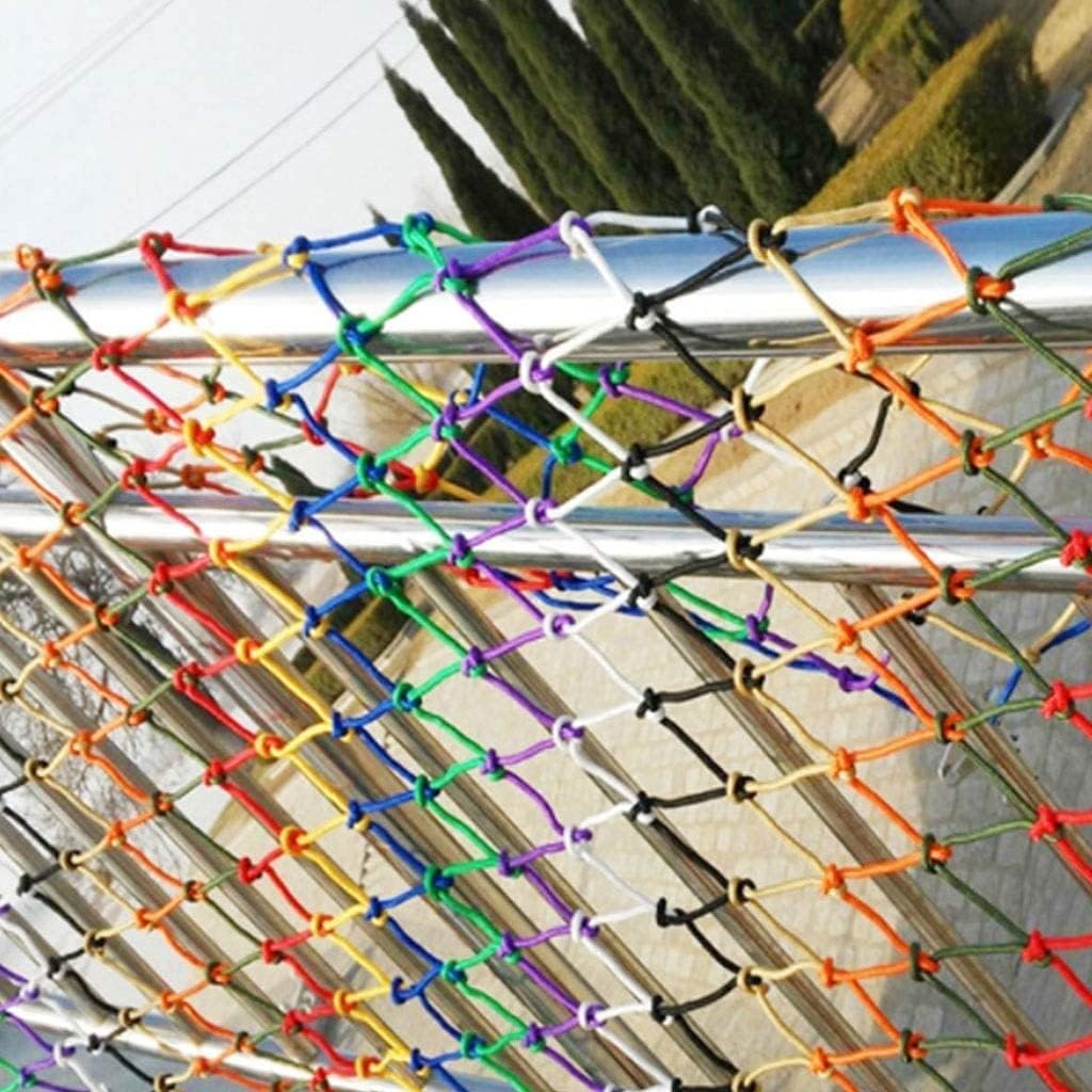 Playground Climbing Net, Child Stair Safety Net Outdoor Hammock Railing Protective Net, Rope Ladder Cargo Net Garden Railing Decor Birds Rope Net Rope Netting (Size : 3x5m(9x16ft))