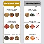 WiFi Alimentation automatique de poisson avec 2.5K Caméra, 2.4/5G Smart App Remote Contro & Minuterie d'alimentation de vacances, Feeder aquatique de précision, 230ML Distributeur d'aliments pour poissons pour l'agriculture 10+ Citernes à gazon