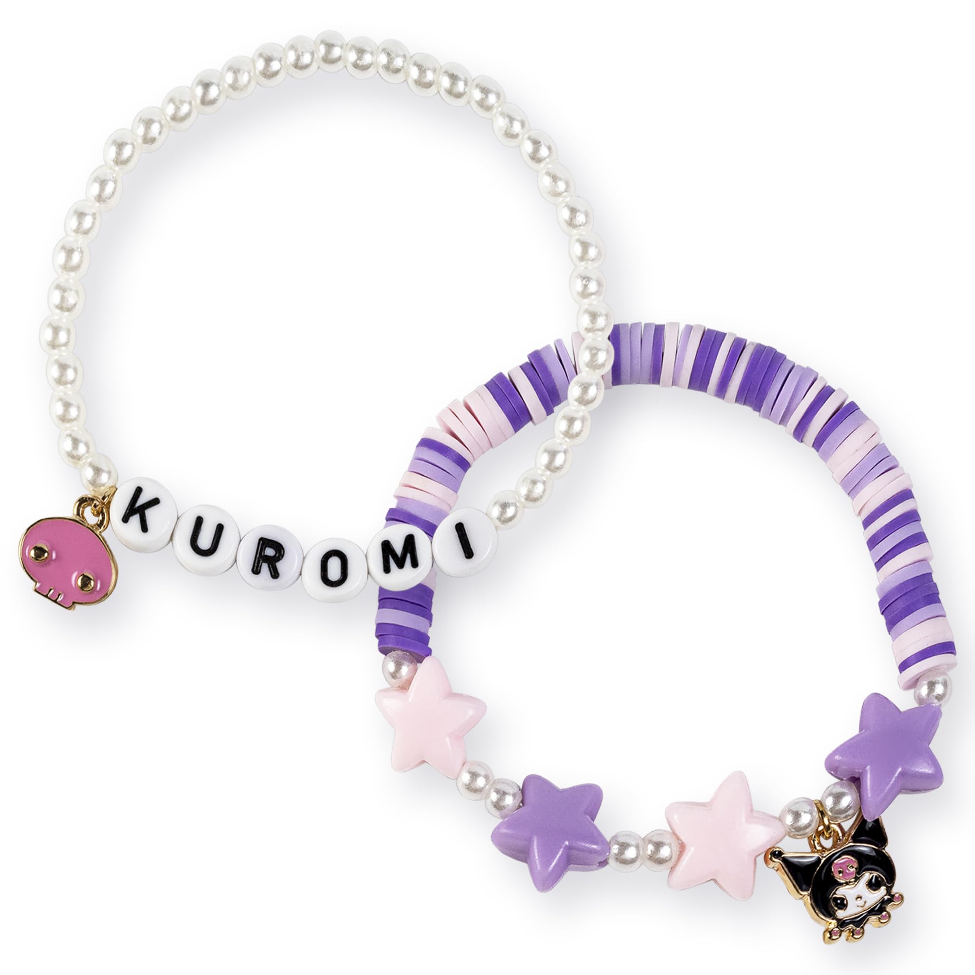 HELLO KITTY AND FRIENDS 2 BRANSOLETKI ZESTAW KUROMI
