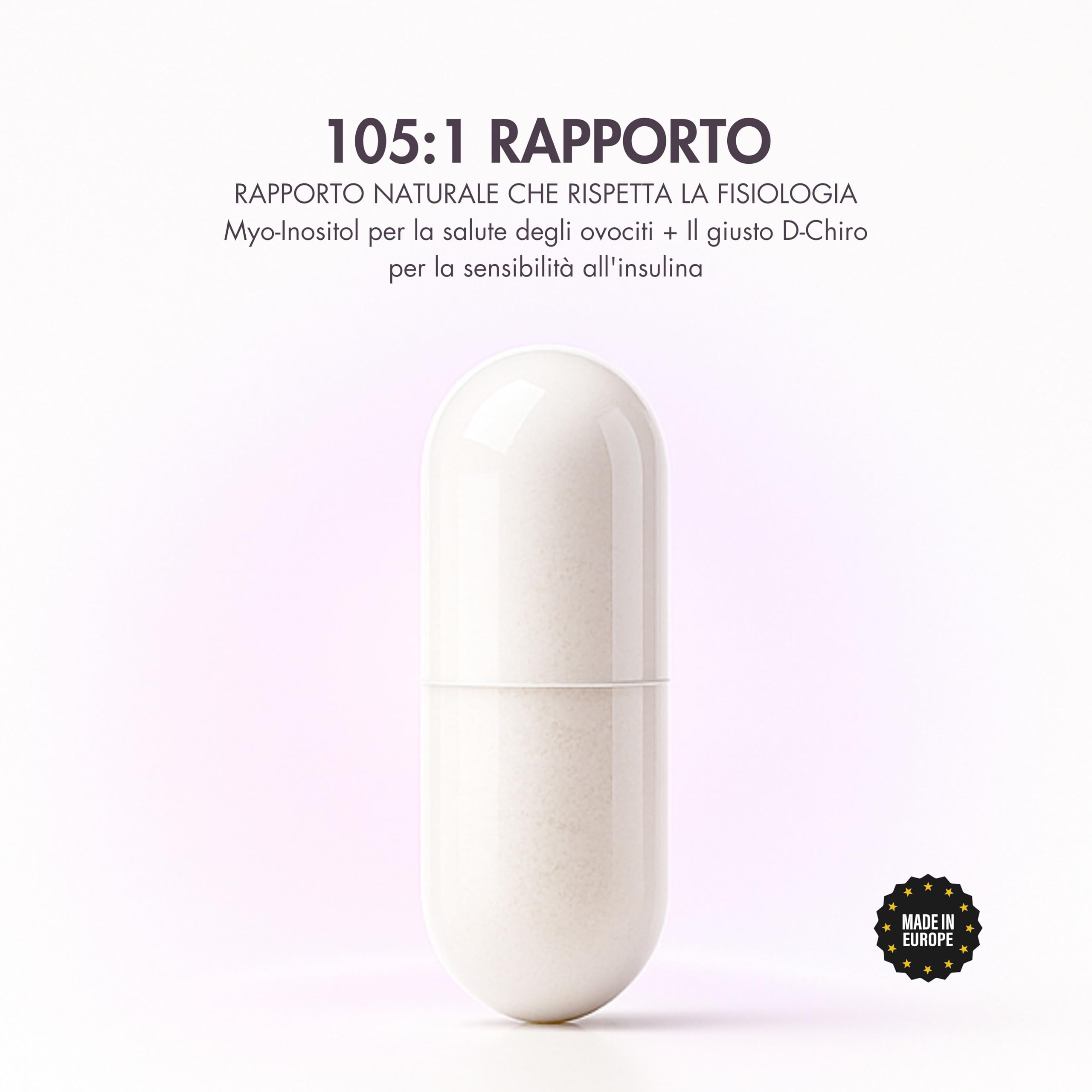 Inositolo 4240mg – Myo Inositolo e D-Chiro – con CoQ10, BioPerine®, Cromo Chromax®, Zinco Albion® TRAACS®, Selenio, Folato, Vitamine B6, B12 e D3 – Equilibrio Ormonale e Energetico Donna e Uomo