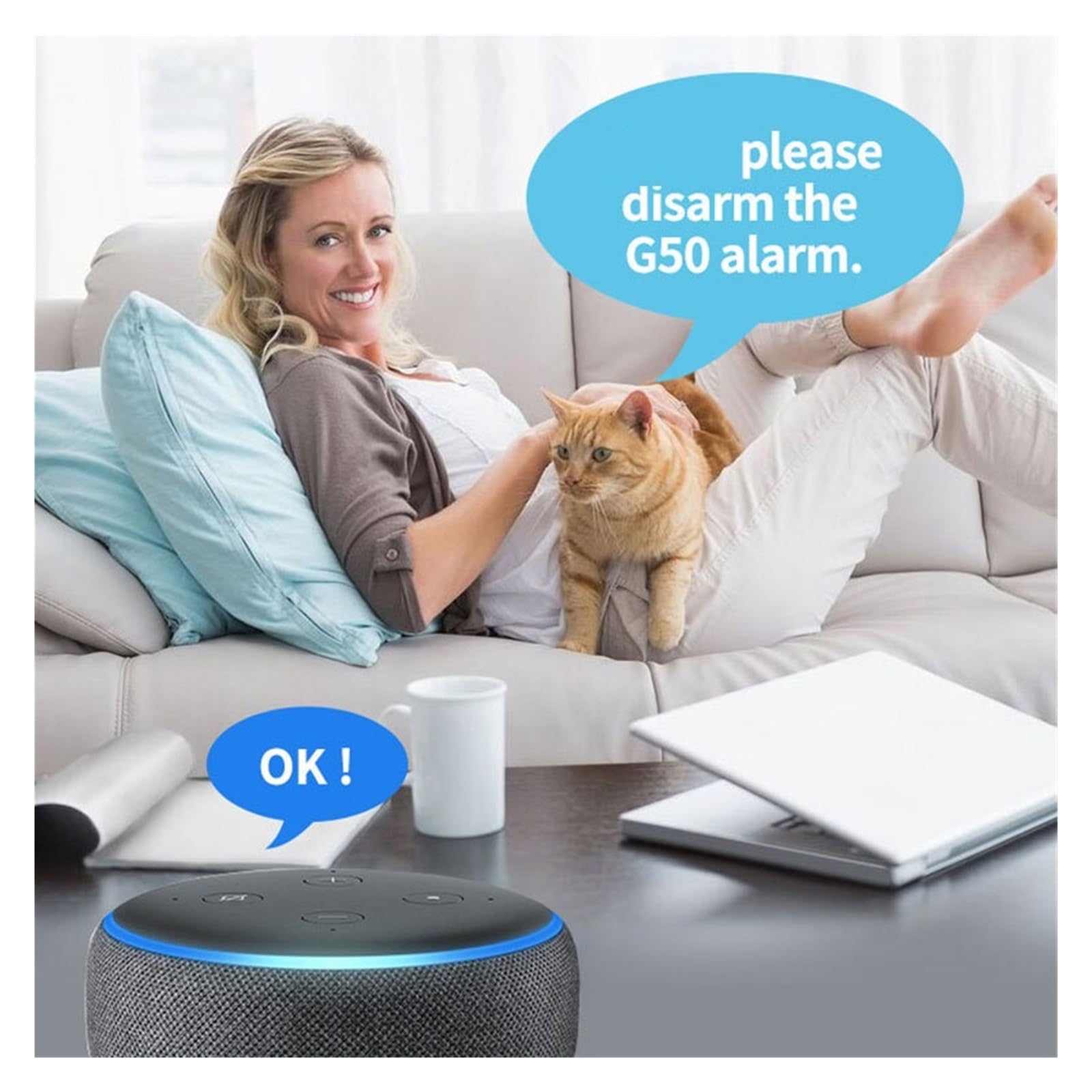 Sistemi di Sicurezza per La Casa di Allarme WiFi gsm Smart Home Schermo TFT App RFID Touch Keyboard House Antifurto Allarme di Sicurezza Supporto Commutazione Vocale(2B+30A Controller)