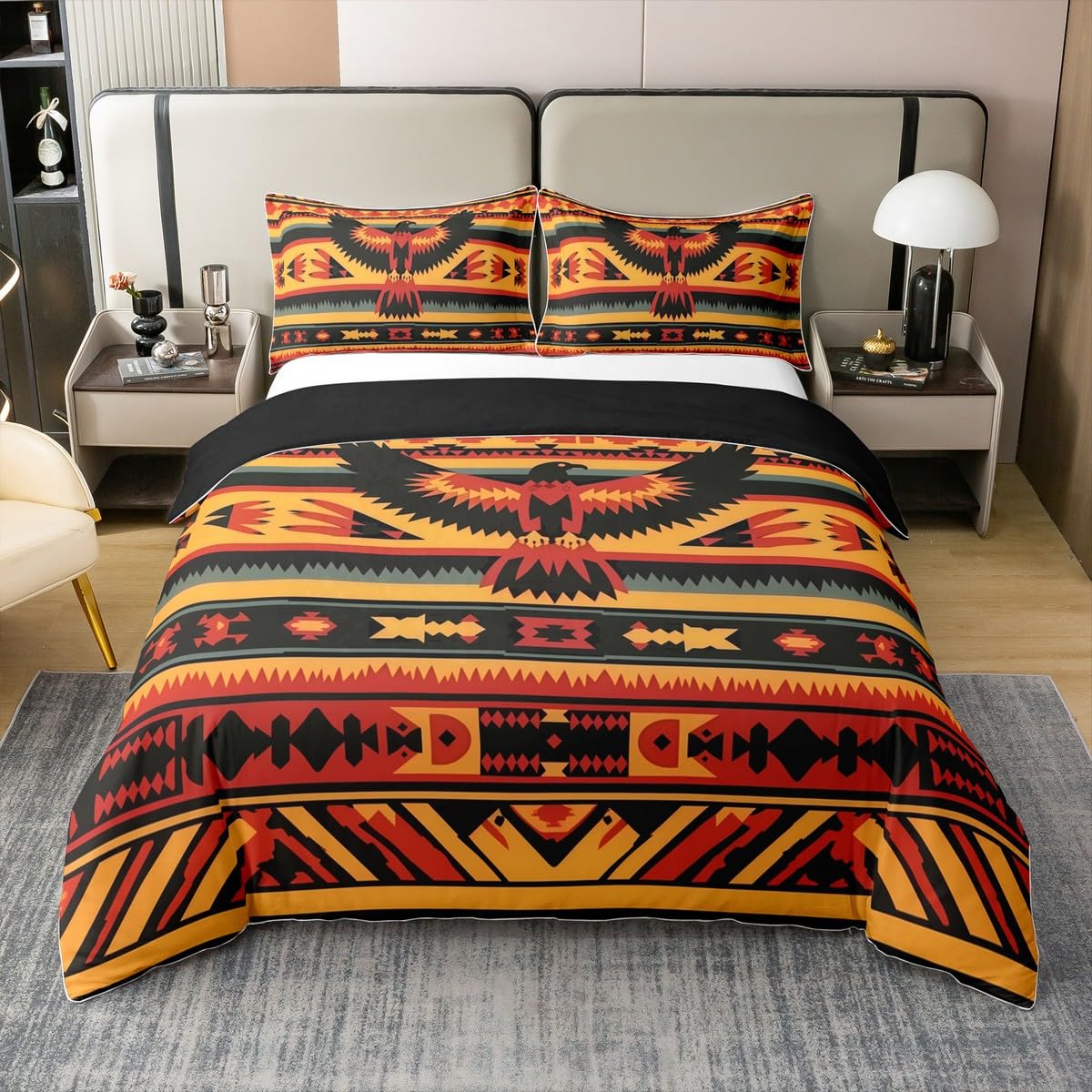 Housse de couette 220x240 coton pour créer un cocon bohème et rustique unique