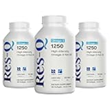 Res-Q 1250 Omega-3 Fish Oil Capsules 3-Pack