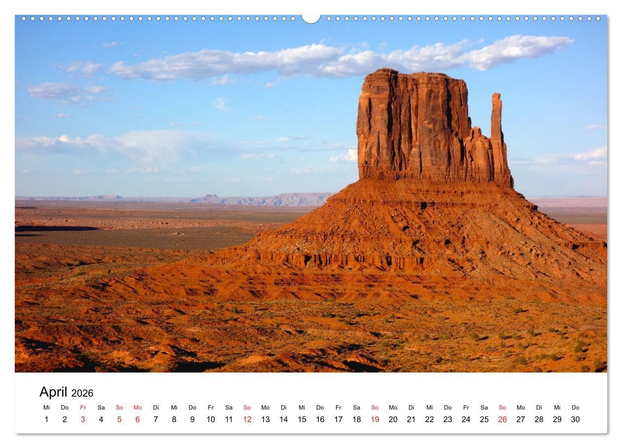 USA Nationalparks - Eine Reise durch die Vielfalt und Schönheit der Naturparks Nordamerikas (Wandkalender 2026 DIN A2 quer), CALVENDO Monatskalender: Atemberaubende Landschaften (CALVENDO Natur)