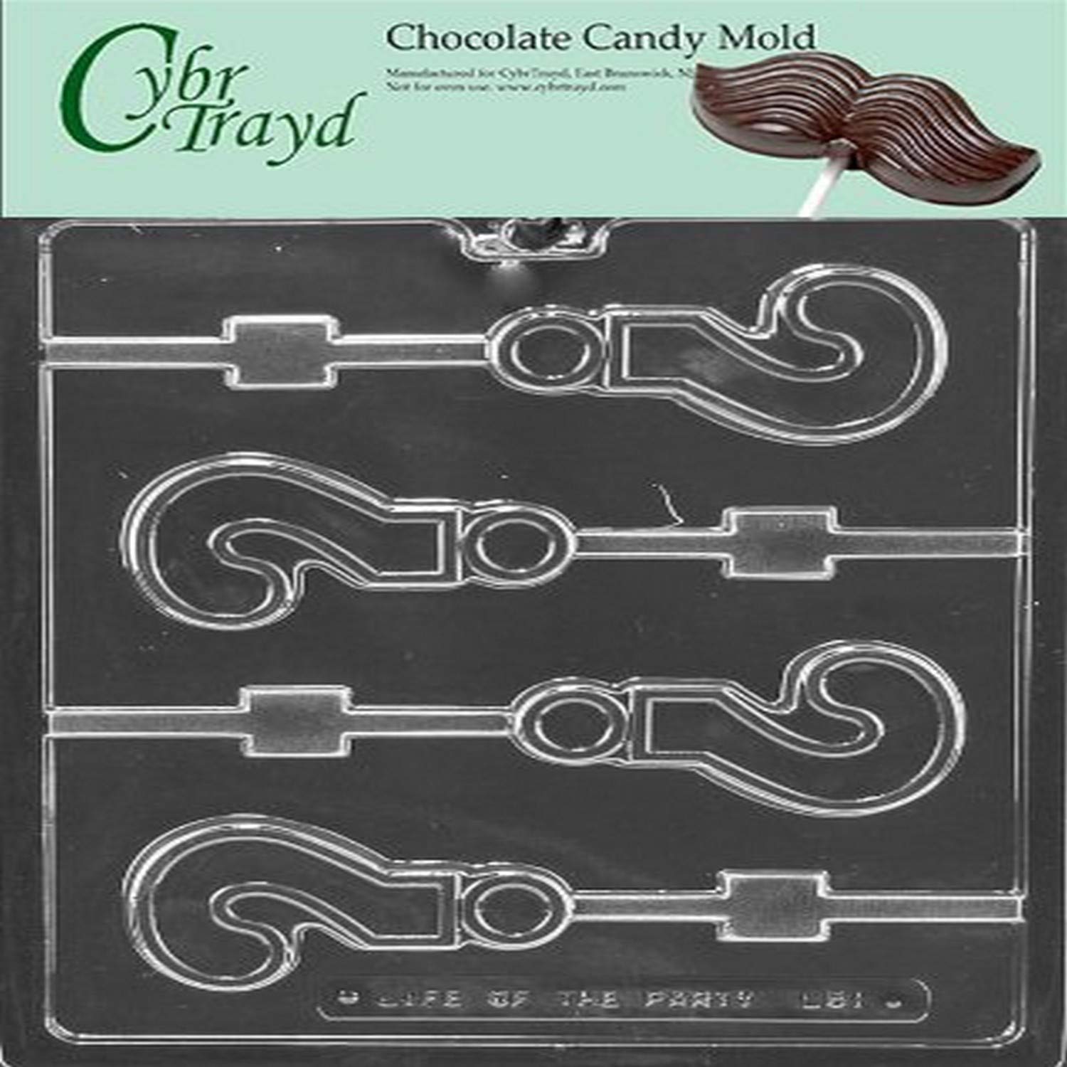 Cybrtrayd L051 Lolly lettres et chiffres Moule à chocolat Candy, interrogatorio