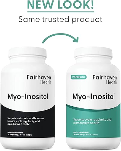 Miniatura 8 de Fairhaven Health Suplemento de mio-inositol para mujeres y hombres  Vitamina B8 2000 mg  Cápsulas veganas de inositol en polvo  Sin gluten, lácteos
