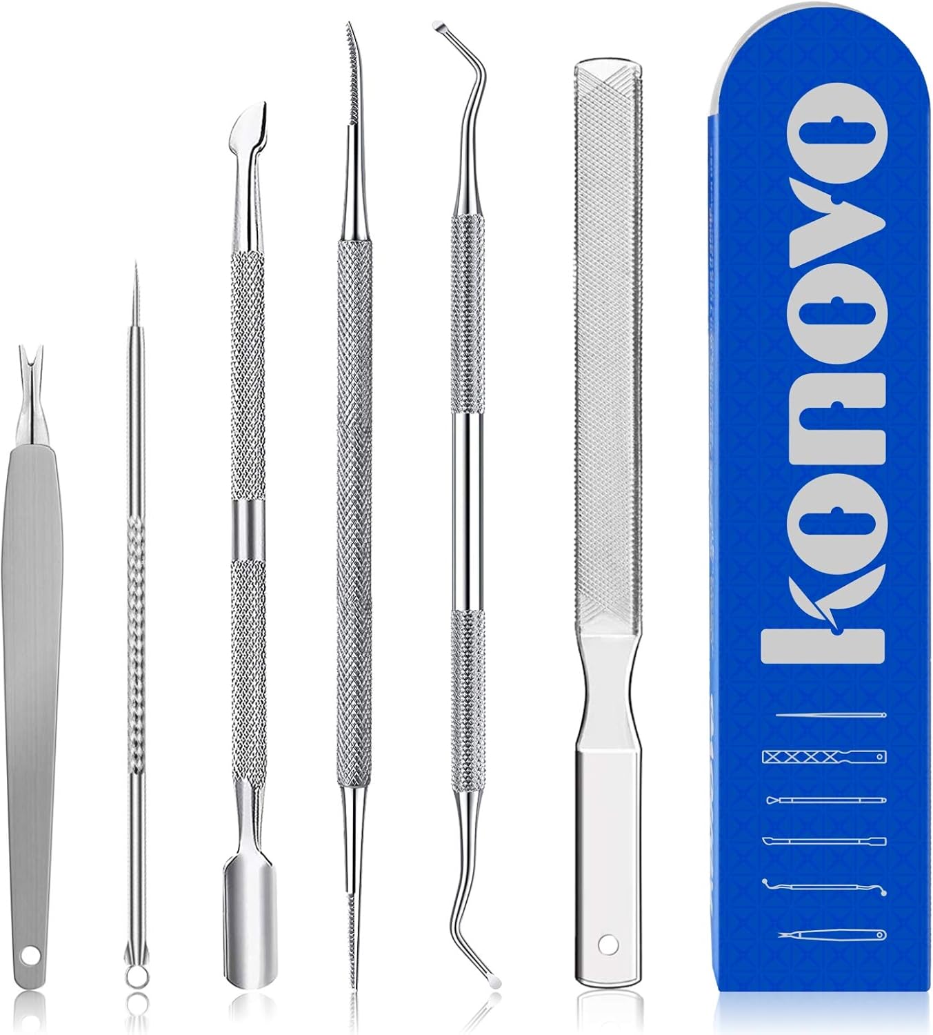 Ingrown Toenail Tool Kit 6PCS, Ingrown Toenail File and