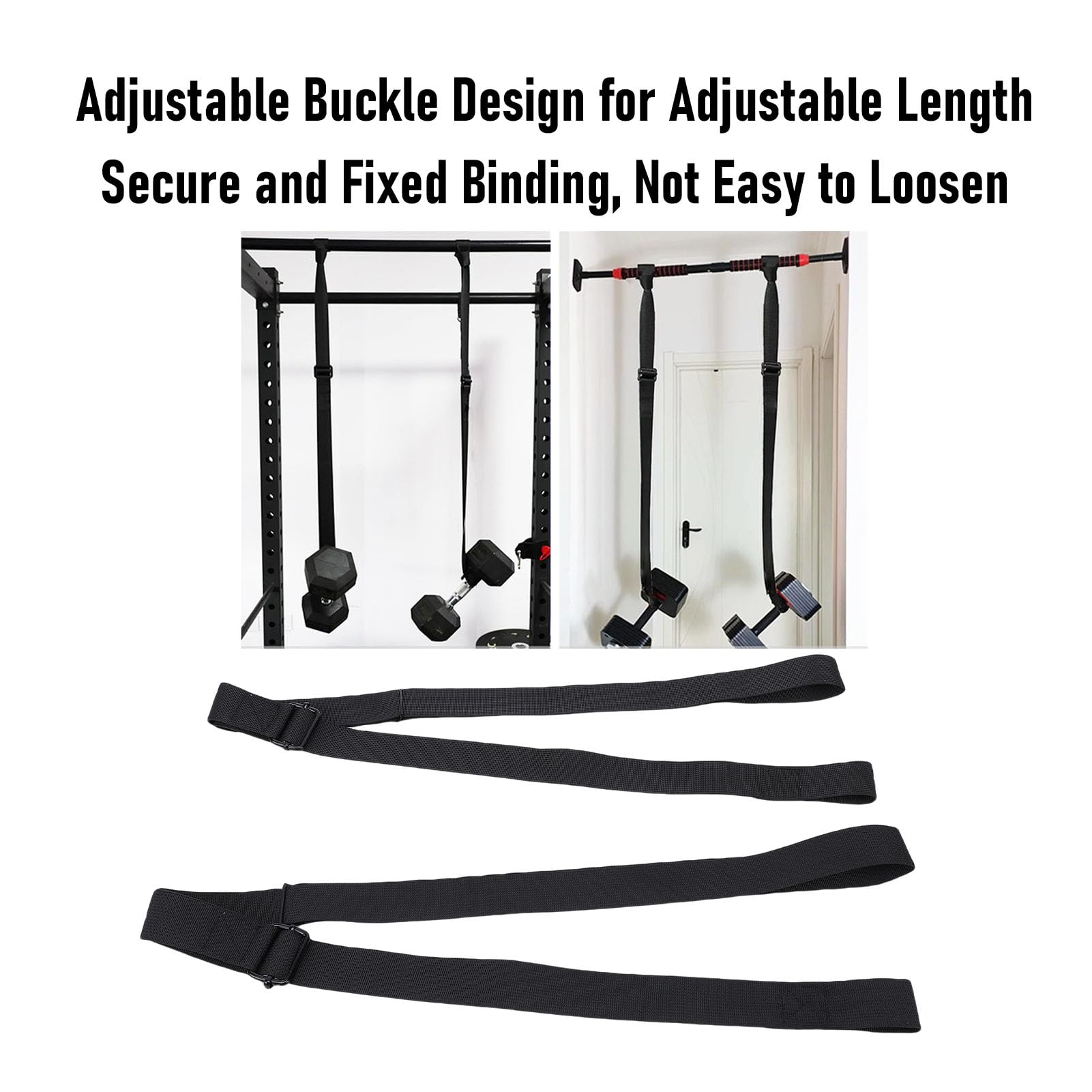 Amazon.com : Drfeify Dumbbell Spotter Straps, 2-Pack Adjustable