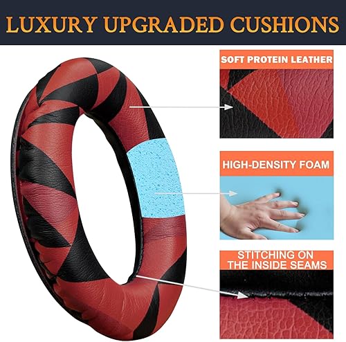 Miniatura 5 de SoloWIT Almohadillas de cuero con proteína para auriculares Bose, almohadillas de repuesto para Bose QuietComfort 15 QC15 QC25 QC2 QC35Ae2 Ae2i