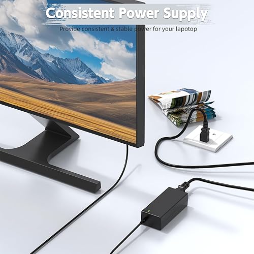 Miniatura 5 de Cable de alimentación de 19 V compatible con Samsung TV de 32 pulgadas UN32J4000, UN32J4000AF, UN32J400DAF, UN32J400DAFXZA, UN32J5205, UN32J5205AF,