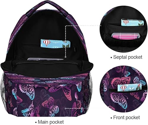 Miniatura 7 de Kcldeci Mochila para niños y niñas, mochilas escolares, A03, Mochilas Daypack