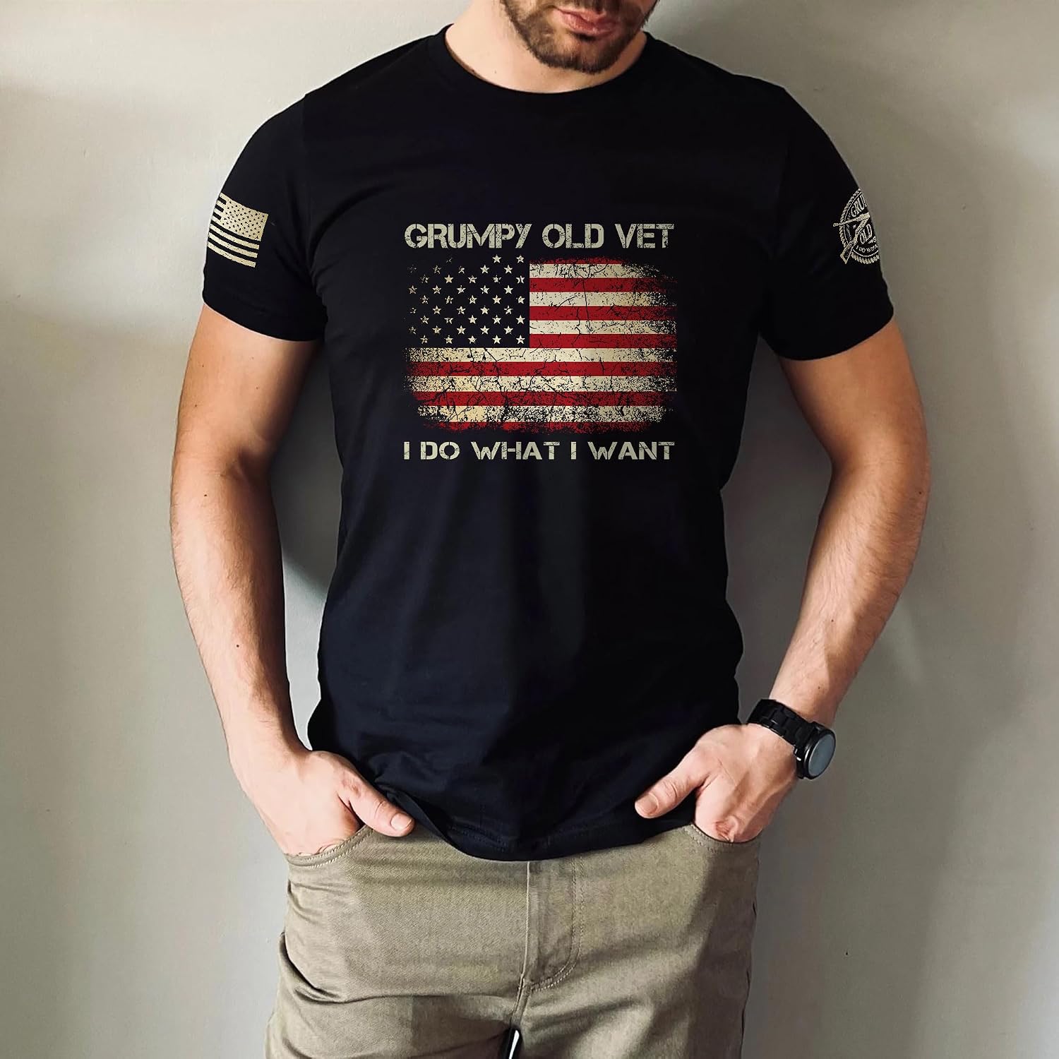 Grumpy Old Vet Shirt, Veterans Shirts for Men, Patriotic Shirts for Men, Grumpy Old Veteran Shirt 1