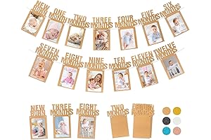 1st Birthday Photo Banner for Little Stars