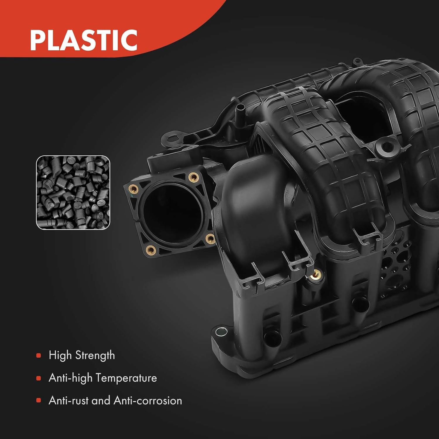 A-Premium Intake Manifold Compatible with Mitsubishi Outlander 2008-2020, Lancer 2008-2017, Outlander Sport 2011-2024, RVR 2011-2020