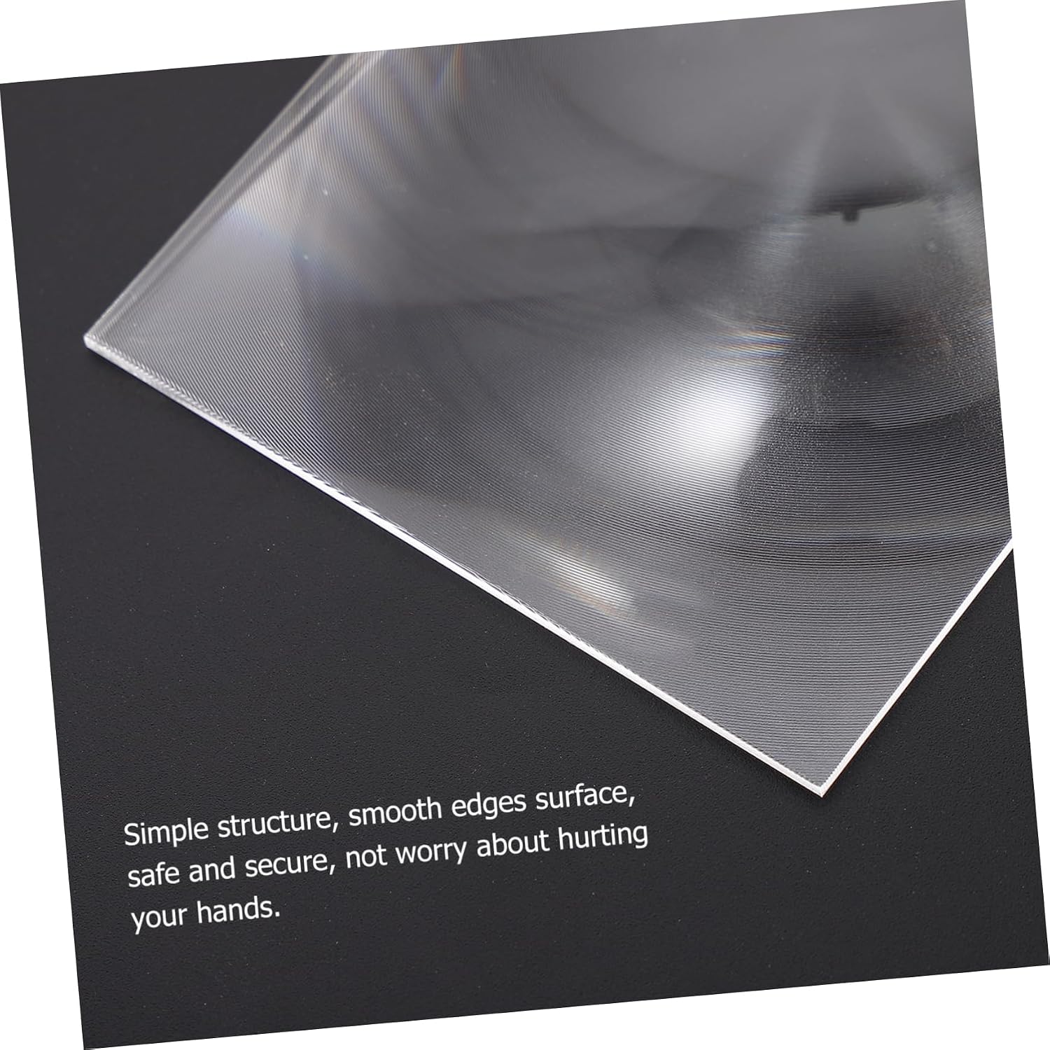 2Pcs High Transmission Fresnel Lens for Projectors and Optical Experiments Lightweight Safe Edges High Definition Imaging Tool