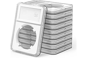 10 PC Coin Slab Snap Display Storage Case for Collectibles