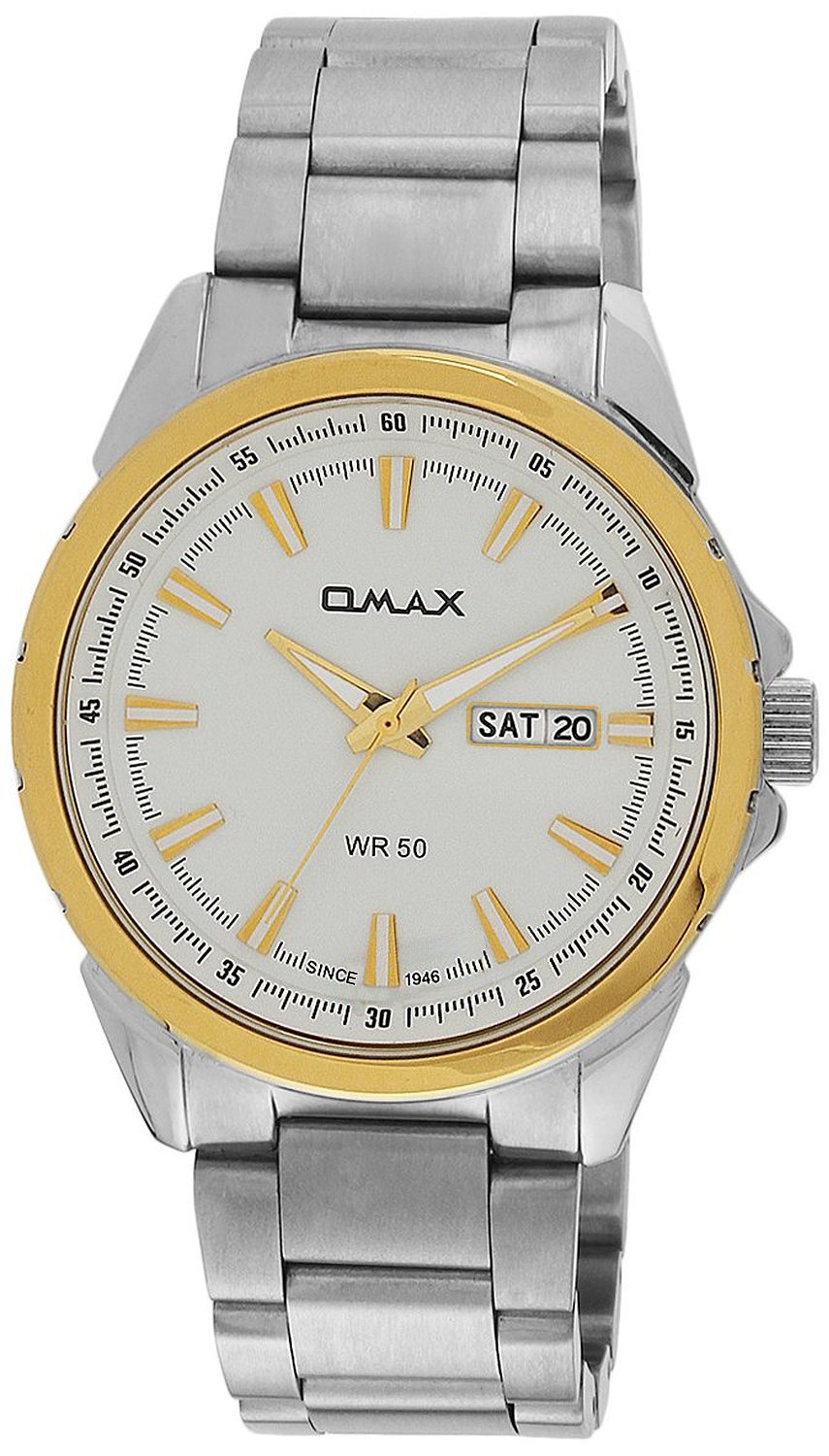 OMAX Analog Day and Date White Dial Mens Watch - SS381 (B01MRHU0FZ) Amazon Price History, Amazon Price Tracker