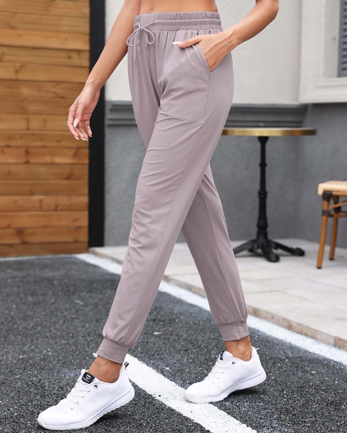 ZENEX 3 Pack Women Joggers, Women's Sweatpants with Pockets for Running, Yoga, Workout & Lounge - Image 3