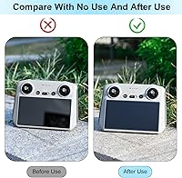 Vista 3 de Skyreat Protector de pantalla mate antirreflejos para DJI Mini 5 Pro/Mini 4 Pro/Mini 3 / Air 3s Drone Accesorios con mando a distancia DJI RC/RC 2