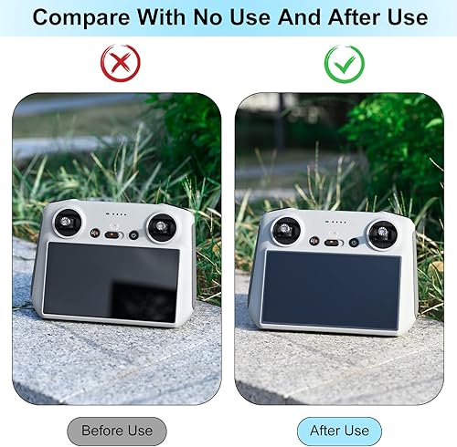 Miniatura 3 de SKYREAT Película protectora de pantalla mate antirreflejos para DJI Mini 3 Pro Dron, accesorios de vidrio templado HD dureza 9H protector