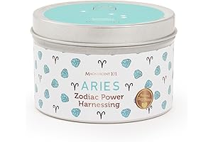 Aries Gifts: Personalized Soy Candle for the Aries Zodiac Sign - Birthdate...