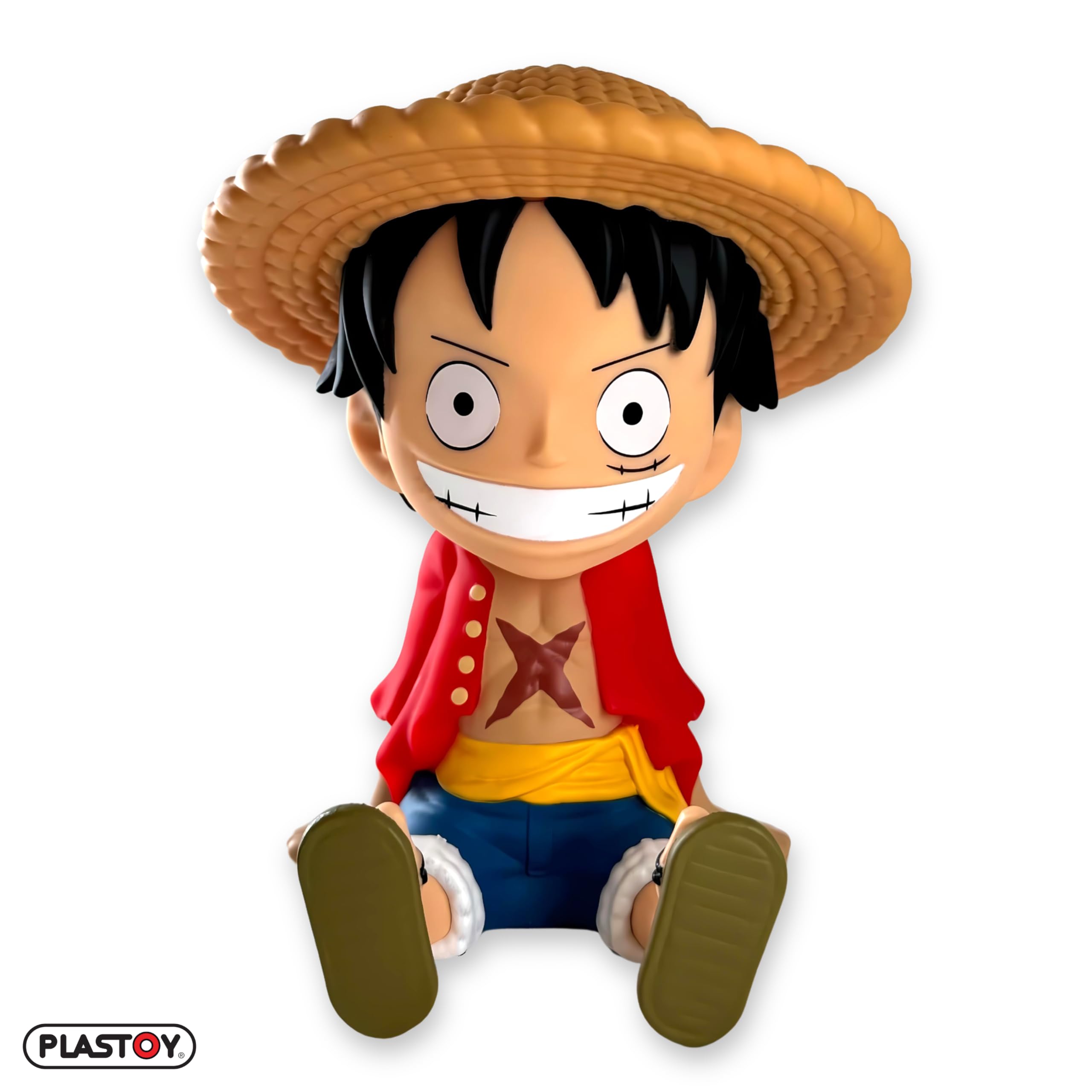 Plastoy One Piece Tirelire Luffy - Plastique - 16 cm