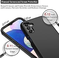 Vista 2 de Funda compatible con Samsung Galaxy A14 5G, con clip para cinturón, resistente, a prueba de golpes, protección de cuerpo completo, con función atril