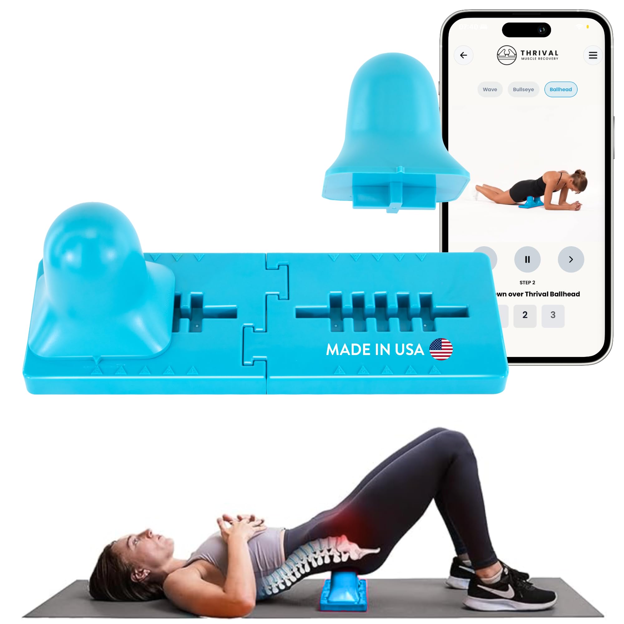 Thrival Wave: Psoas Release Tool - Back Pain Relief -11 Thrival Wave: Psoas Release Tool - Back Pain Relief -11
