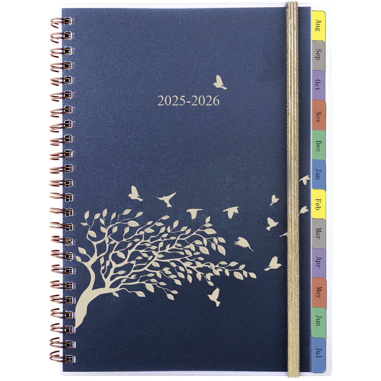 Agendina Tascabile 2025 A6 - Planner Settimanale Con Copertina Pelle