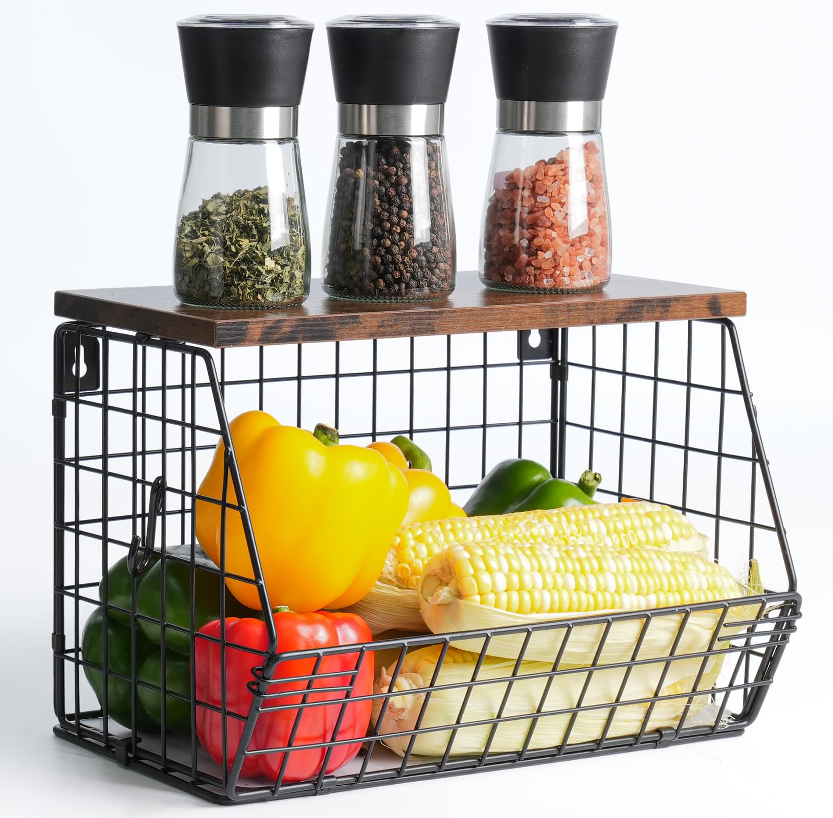 Wawocs Stackable Wire Basket