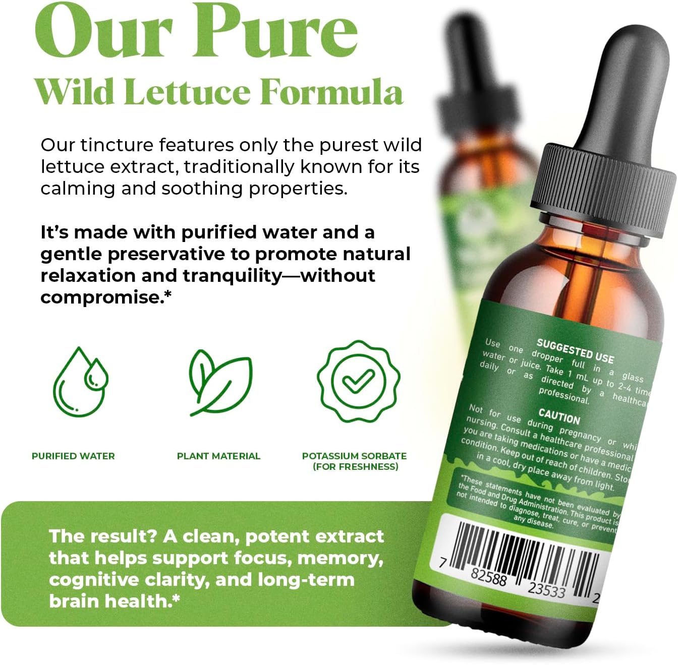 Amazing Botanicals Wild Lettuce 10X Extract Tincture 30,000 mg (1 Fl Oz (Pack of 1)) - Image 4