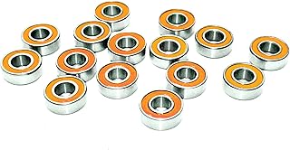 Winter Evening Ceramic + Stainless | for Traxxas Slash, Stampede, Rustler Bearings Kit 2WD 1/10 (15 Pcs)