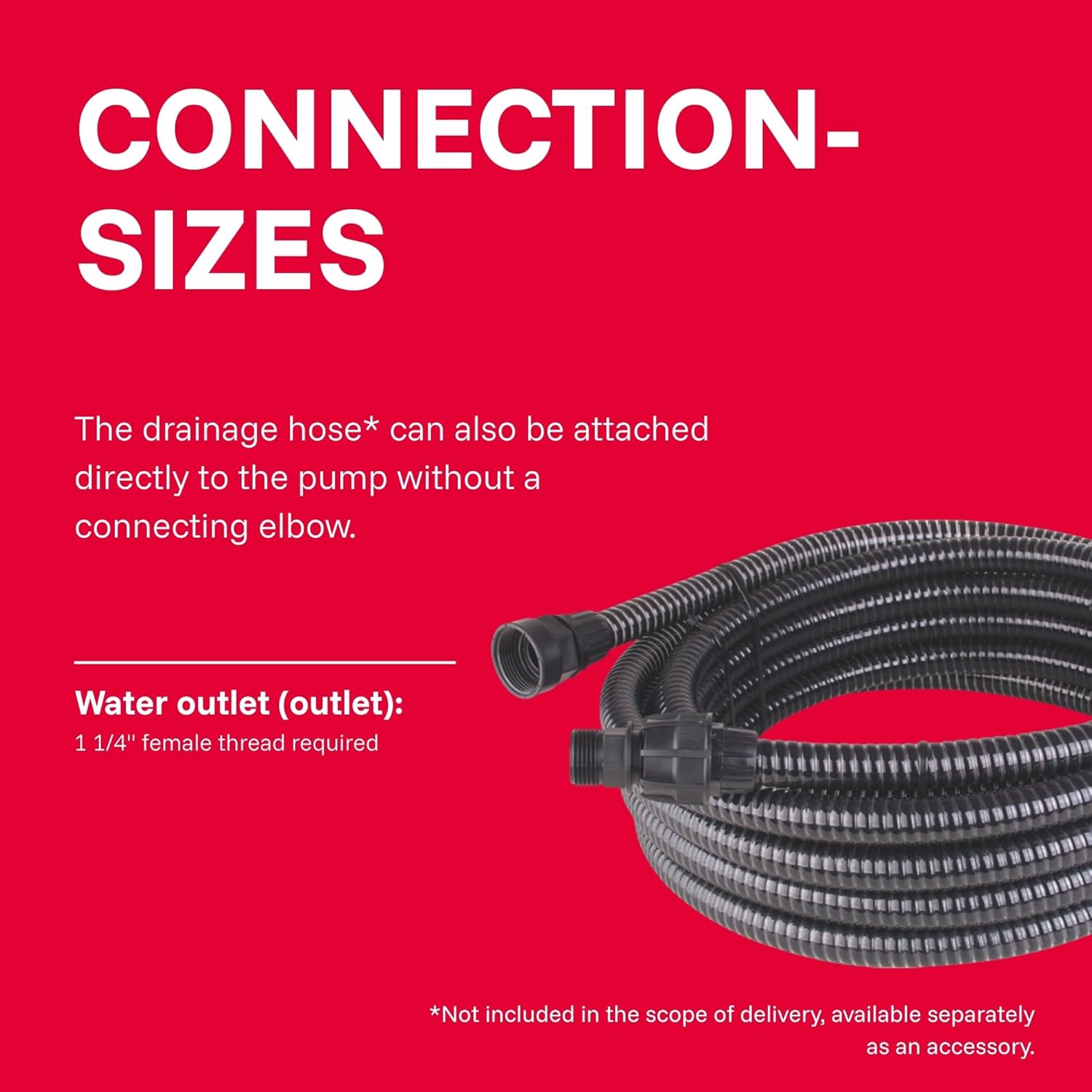 T.I.P. TVX 12000 pump direct hose connection