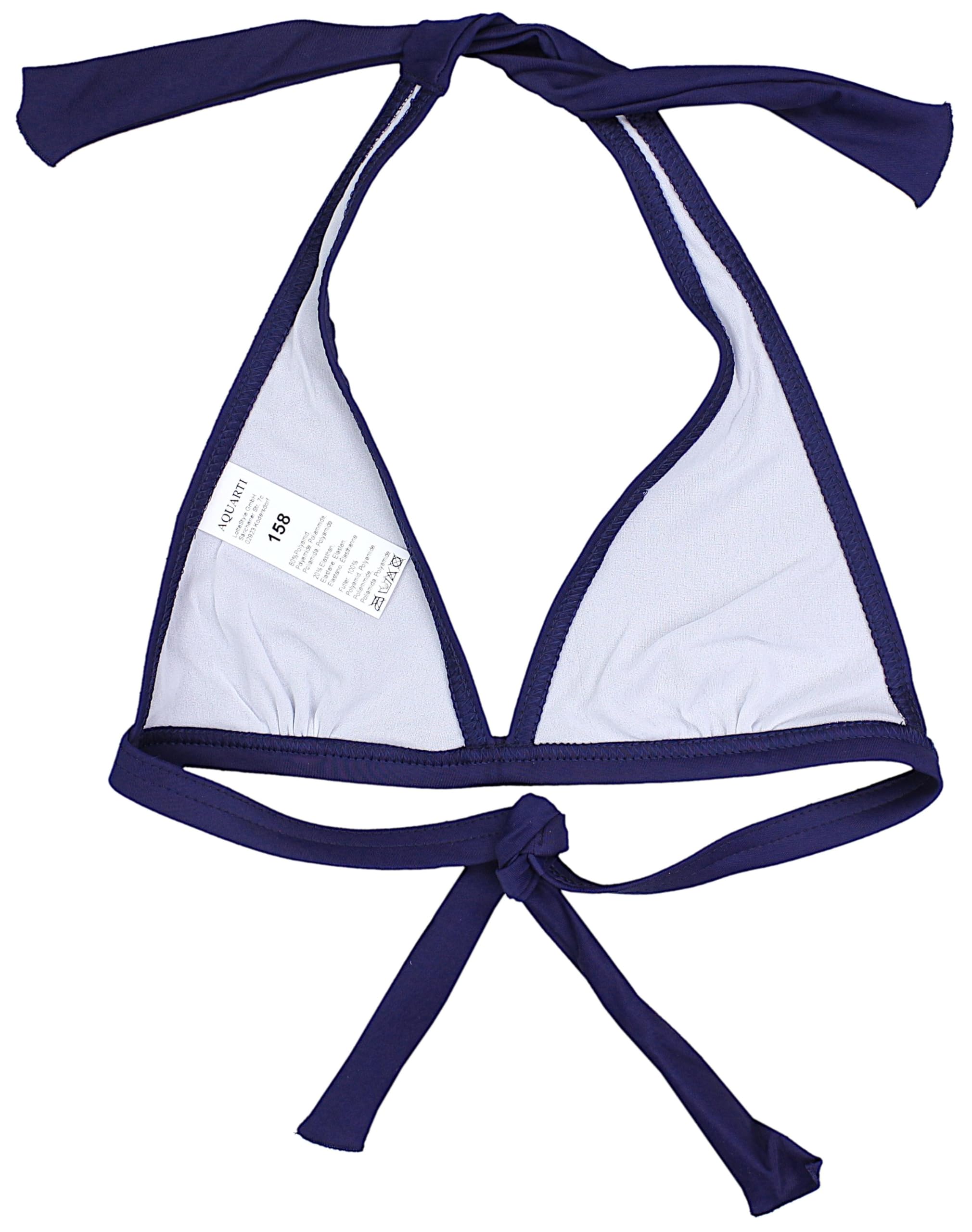Aquarti Mädchen Bikini Set Bustier Bikinislip Zweiteiliger Badeanzug