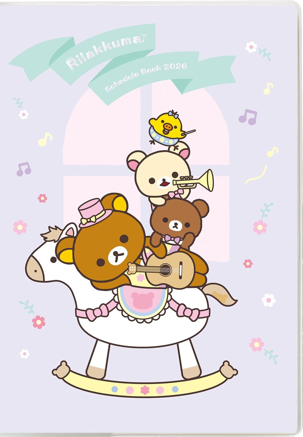 San-X Rilakkuma Thread Binding Notebook, B6 (Weekly) ME67403 H 7.3 x W 5.2 x D 0.5 inches (186 x 132 x 13 mm)