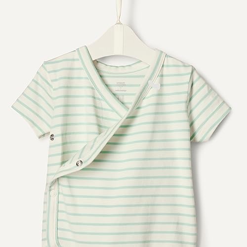 Miniatura 4 de Tienda Essentials x Sofia Grainge Unisex Babies' Side Snap Short Sleeve Bodysuit, Pack of 3