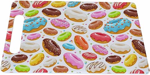 Miniatura 26 de Tabla de Cortar Mujer Africana Niña Africana Hojas de Árbol Étnico Mango de Agarre Retro Tablas de Cortar Tabla de Cortar para Cocina Plástico 16" x