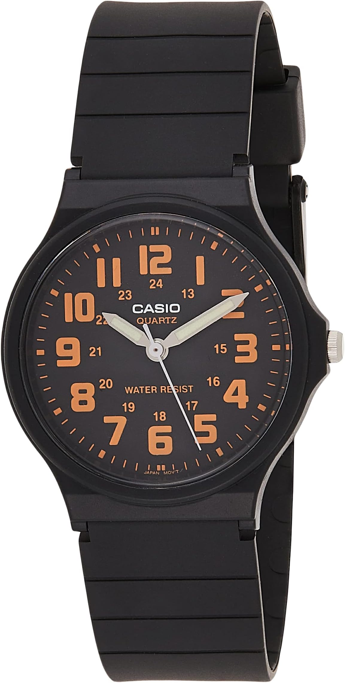 Casio Herenhorloge analoog kwarts met armband van hars