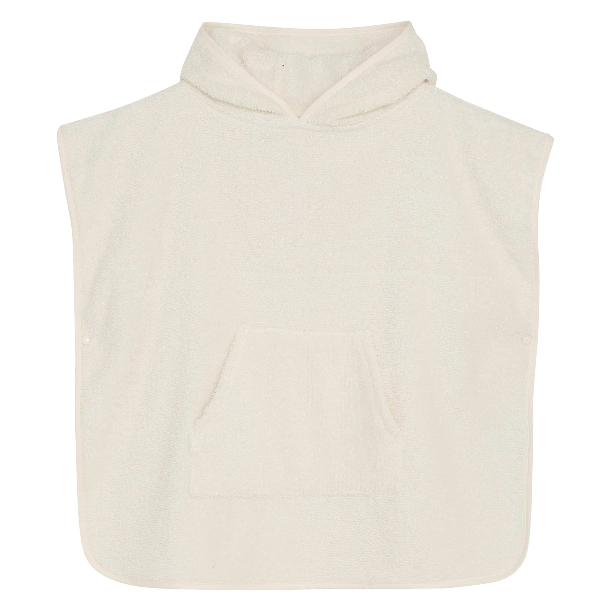 Pippi Hooded bath poncho, White, 98\104