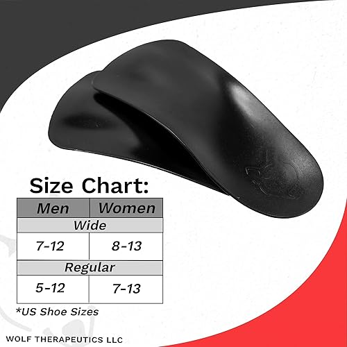 Miniatura 2 de Parent for Dr. Wolf Arch Support Inserts Orthotic Insert for Plantar Fasciitis - Inserto de zapato - para pies planos, pies, arco y dolor de talón,