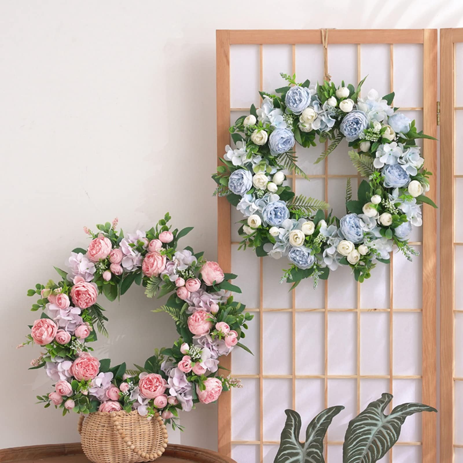 Artificiale Ghirlanda Ghirlanda di fiori ad arco di peonia artificiale Ghirlanda floreale for la decorazione di nozze del festival Decorazione da parete fatta a mano primavera estate autunno parete (
