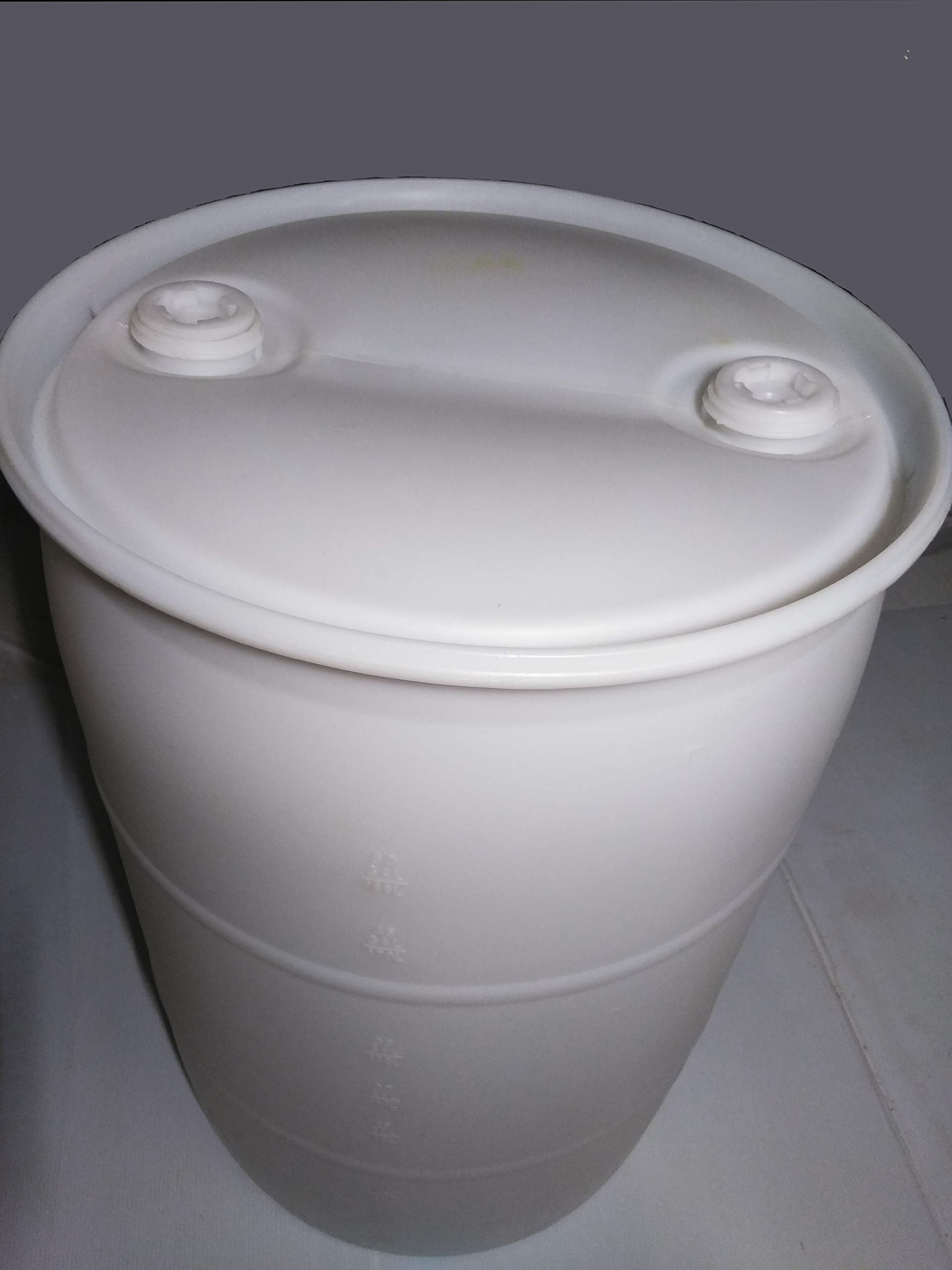 Gurman, 55 Gallon RECONDITIONED Plastic Closed Top Drum - Natural