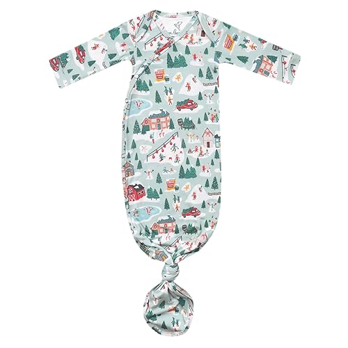 Miniatura 7 de Copper Pearl Nicholas Vestido anudado recién nacido Nicholas,Pistas nevadas