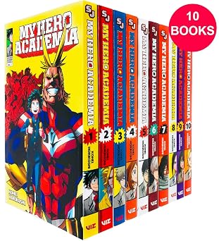 My Hero Academia Volume 1-10 Collection 10 Books Set by Kohei Horikoshi