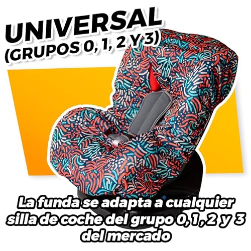 Miniatura 4 de Funda Silla Coche Bebe Universal Impermeable Y Transpirable Funda Silla Coche Bebe Apta Para Grupo 0, 1, 2, 3 Fundas Sillita Protectoras Y Antitérmicas Protector Sillas Bebé Coches