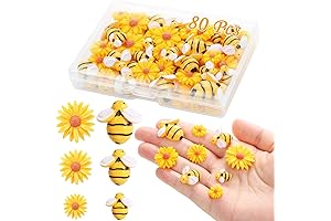 CCOZN 80 Pieces Candy Bees for Cake Decorating
