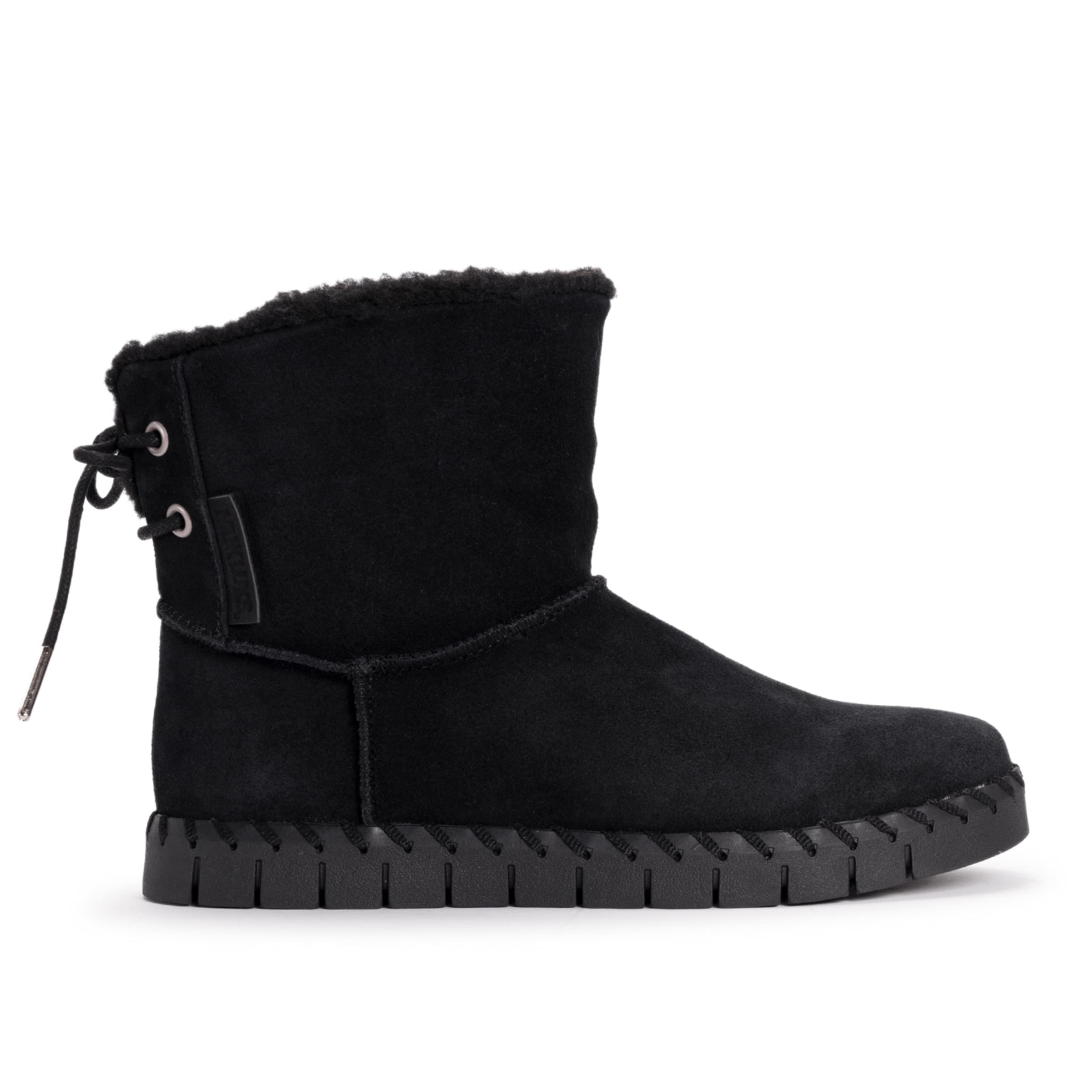 MUK LUKS Damskie buty Flexi Albany Fashion, Czarny, 37 EU